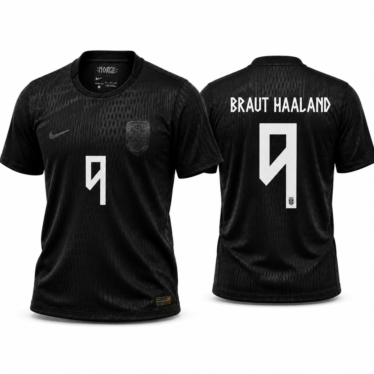 Norway Haaland Jersey No 9 (Away) Player Edition